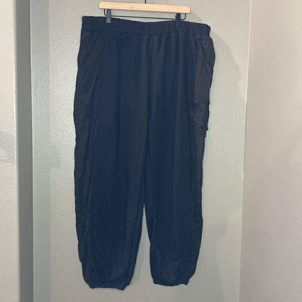 fashion nova black cargo sweat jogger pants plus new - Picture 5 of 12
